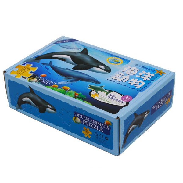 海洋动物-少儿地板拼图-52拼片-:仿真鲨鱼模型