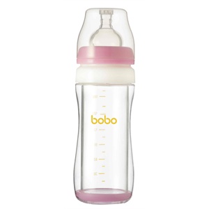 bobo 乐儿宝 BP521安全玻璃奶瓶（220毫升-宽口径-大流量）