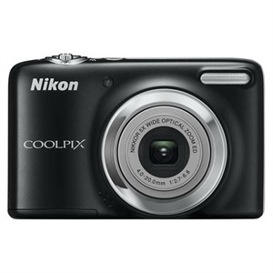 【当当自营】 Nikon尼康 COOLPIX L25 数码相机 黑色（1000万像素 3寸屏 5倍光变 28mm广角）