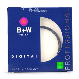 B+W 58mm 单层镀膜 UV