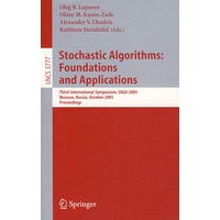 Stochastic Algorithms: Foundations and Applications随机算法：基础与应用