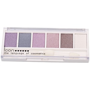 ICON 爱肯 六色组合眼影A03#（巩膜、灰紫、紫色、砖红、玫瑰粉、乳白）7.2g