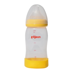 贝亲—宽口径PP奶瓶240ml（黄色）AA79