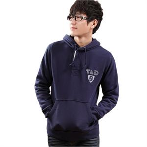 【当当自营】诠渡良品 纽扣门襟连帽外套卫衣 TD197