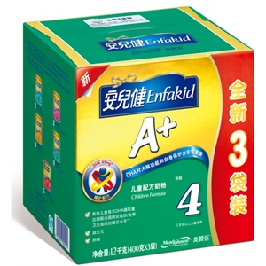 美赞臣 安儿健A+(新)3袋装 400克*3/盒