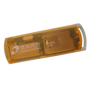 【当当自营】清华同方 读卡器 DK-05 炫彩系列 SD/MS/TF专用读卡器 橙色