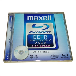 MAXELL麦克赛尔 一次性25G蓝光光盘