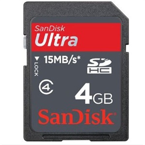 SanDisk 闪迪 Class4 4G 高速SDHC卡