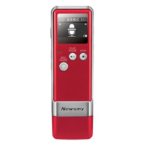 【当当自营】 Newsmy 纽曼 RV19 录音笔 红色 4G（一键录音 声控录音 内置双麦克风 USB直插设计）