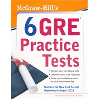 MCGRAW-HILL'S 6 GRE PRACTICE TESTS(ISBN=9780071743129)