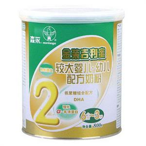森永 金装吉利蜜较大婴幼儿配方奶粉2段 800g(6个月～3岁)