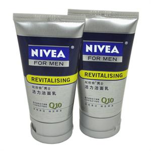  Nivea 妮维雅 男士活力洁面乳50ml*2支