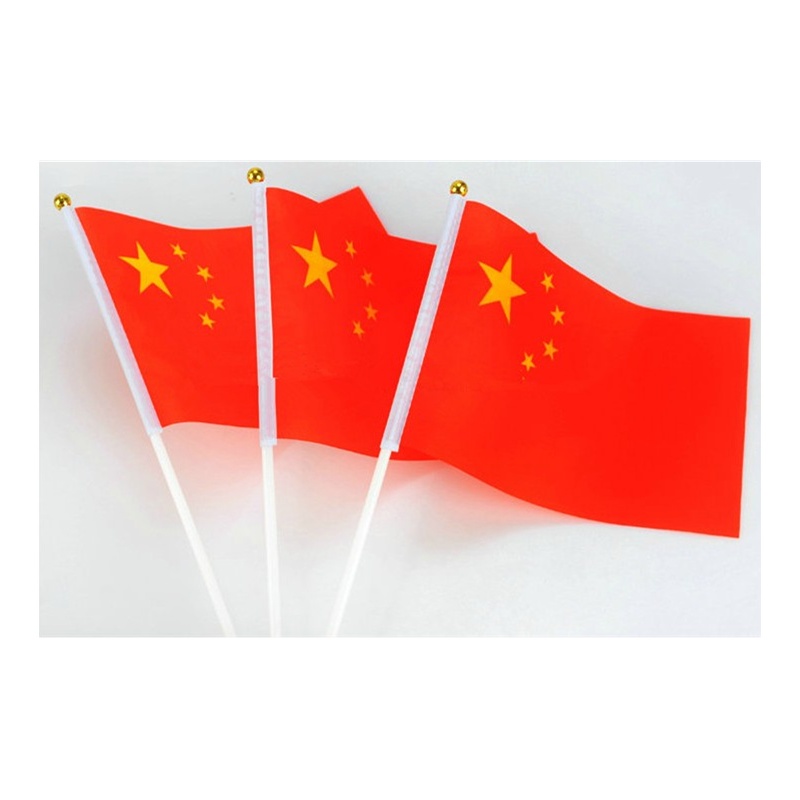 【挥手小国旗20*30cm手摇旗 手挥旗 带塑料棒