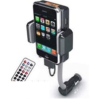 iPod iPhone 3GS三合一FM车载发射器（充电 发射 支架）