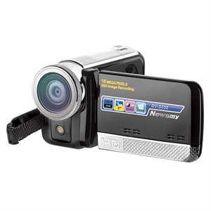【当当销售配送】纽曼(Newsmy)数码摄像机 摄像机 S550 500万CMOS传感器 1600万静态图像分辨率定焦镜头 4倍数码变焦 3.0英寸LCD
