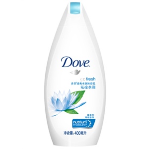 多芬 沁凉水润沐浴乳400ml