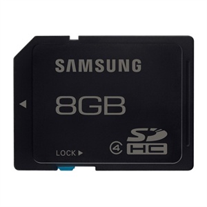 【当当自营】Samsung 三星 8GB (SD/SDHC) 存储卡（Class4）黑色