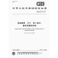 固结磨具尺寸 第9部分：重负荷磨削砂轮