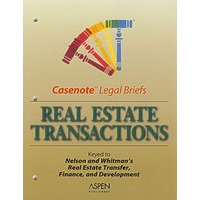 房地产法：对应于Nelson和WhitemanReal Estate Keyed to Nelson and Whitman's 6E
