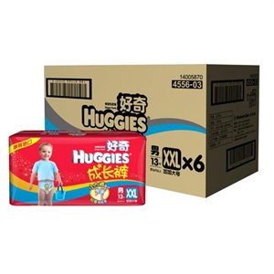 好奇 成长裤加加大号男宝宝 13片*6包/箱