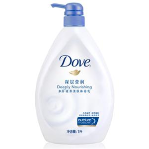Dove多芬深层滋养美肤沐浴乳1000ml（柔肤乳霜沐浴乳）