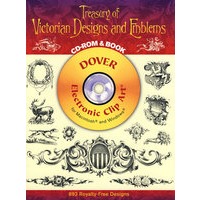 维多利亚式图案和符号宝典（书和光盘）/Treasury of Victorian Designs and Emblems CD-ROM and Book