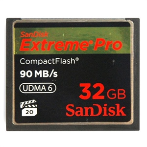 [当当销售配送]SanDisk 32GB 极速专业级CF存储卡（90MB/s）