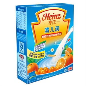 亨氏清儿润香橙沙棘营养奶伴侣120g