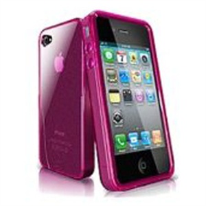 【当当销售配送】ISkin solo for iphone4 抗菌TPU保护套(清水粉 为iphone4量身打造）