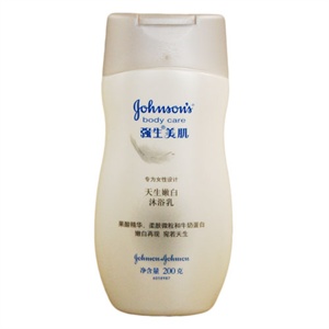 Johnson's强生 美肌天生嫩白沐浴乳200ml
