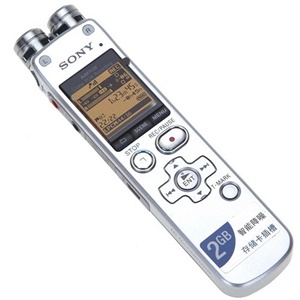 [当当自营]SONY 索尼 录音棒 ICD-SX712 银色 2G