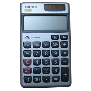 卡西欧便携式计算器SL-340VA