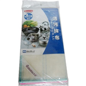 茶花清洁抹布三片装4510