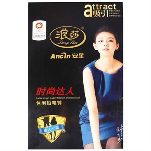 【当当自营】浪莎1双装-时尚达人休闲铅笔裤袜CH6107-1