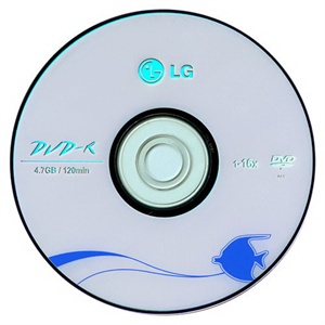 【当当销售配送】LG DVD-R 16X 4.7GB 鱼 50片桶装 刻录盘