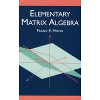 Elementary matrix algebra 初等矩阵代数