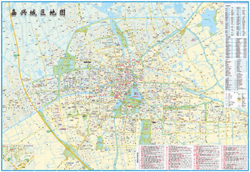 浙江省交通游览系列·嘉兴TRAVEL交通游览图