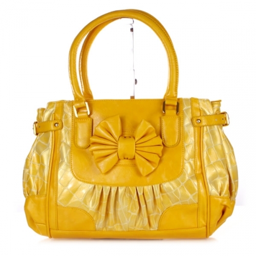 西村名物阳光生活女士单肩背包(hzs502hh黄色)