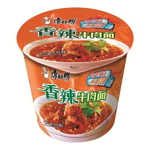 [当当自营] 康师傅 开心桶香辣牛肉桶面110g