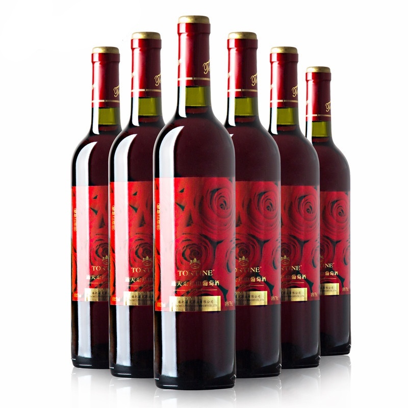 中酒网 通天柔红山葡萄酒 750ml*6