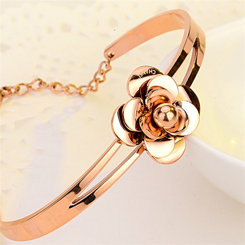 pinkking山茶花手镯