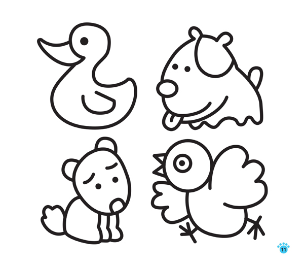 宝宝学画(2015版) 动物(一)