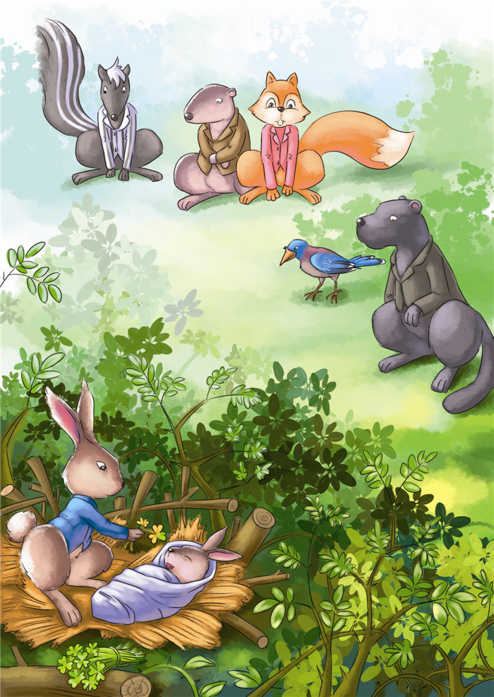 西风妈妈和小动物们的故事小动物们的新邻居