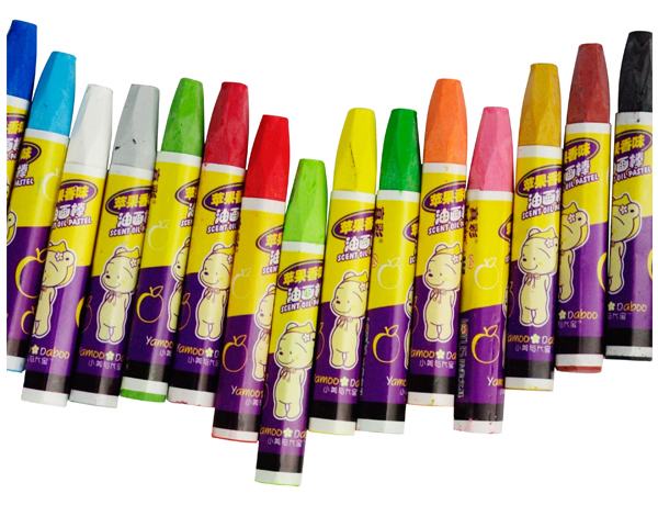 真彩24色小美苹果香味油画棒 加赠4支常用色 2346-24